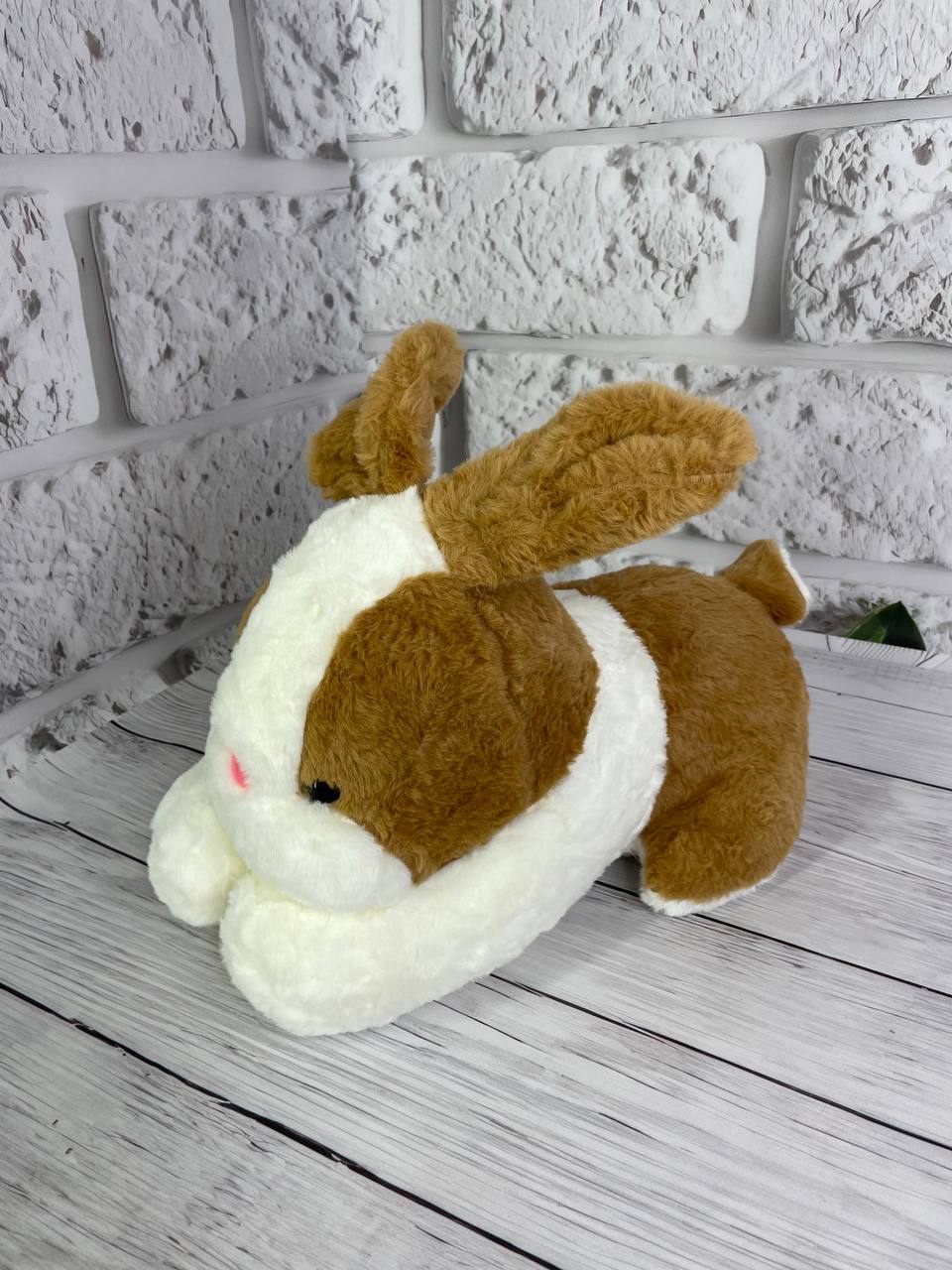 Плед - мягкая игрушка "Кролик лежачий"