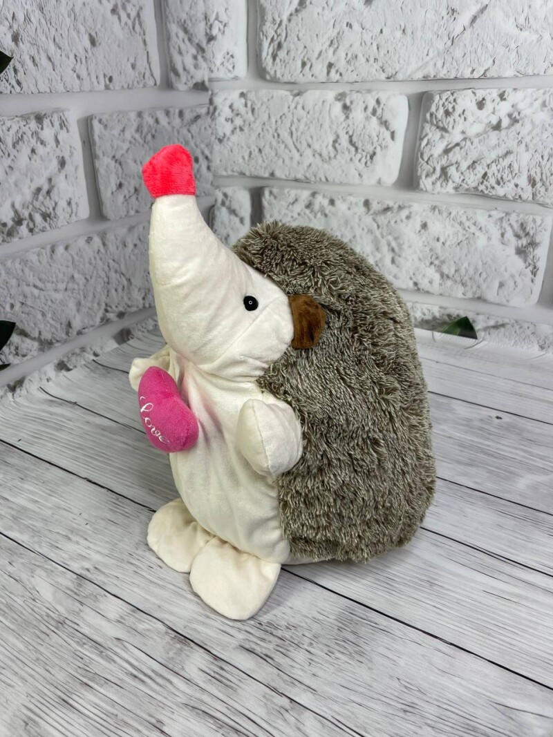 Плед - м'яка іграшка "Їжачок із бантом"