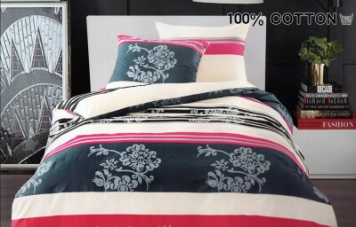 Комплект постільної білизни сатин полуторний Elway 5036