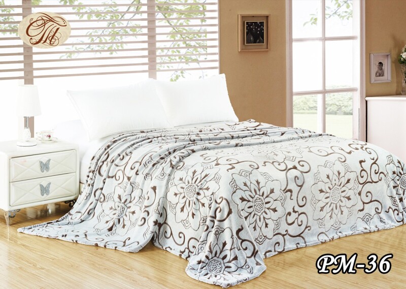 Плед флісовий 200х220 ❤️Вензель❤️