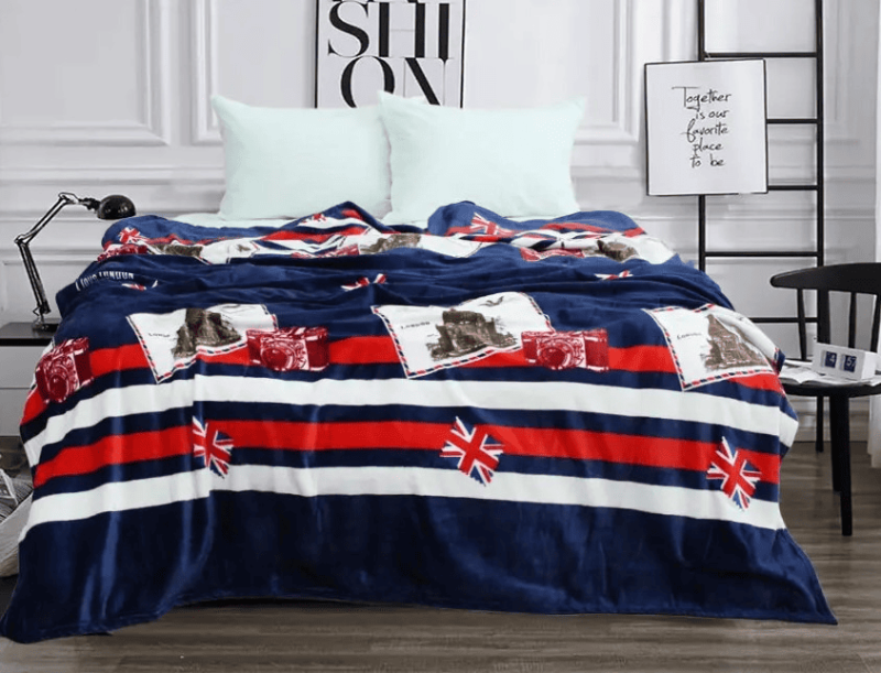 Плед флісовий 200х220 ❤️Лондон❤️