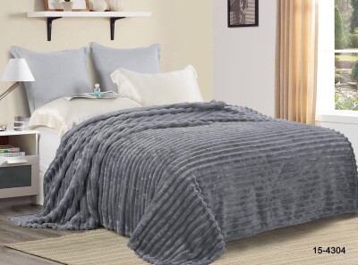 Плед флисовый 200х220 ❤️Шарпей серый❤️