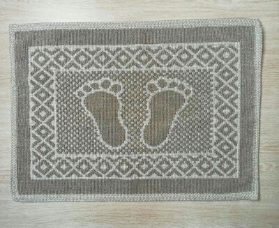 Ванний килимок бежевий для ніг