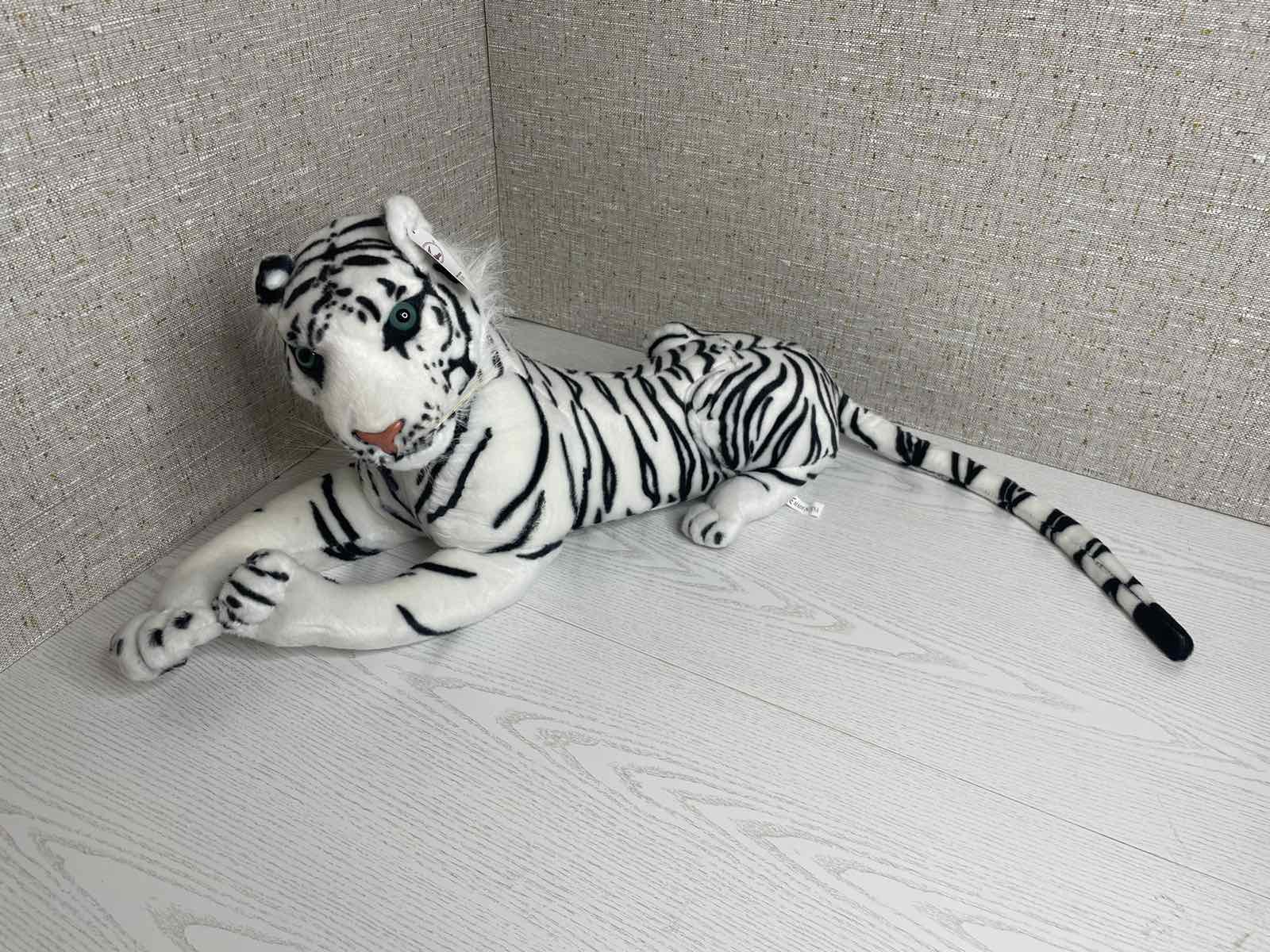 Плед - мягкая игрушка Белый тигр 