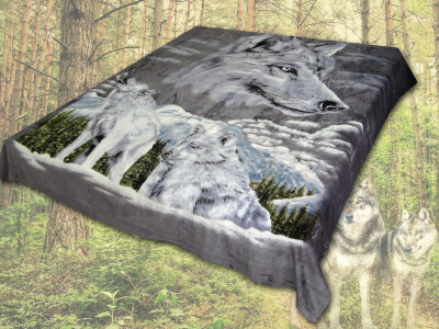 Мікрофібра TRUE LOVE 200х220 (Вовки)