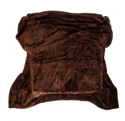 Мікрофібра однотонна ELWAY 150х210 полуторний "Шоколад"