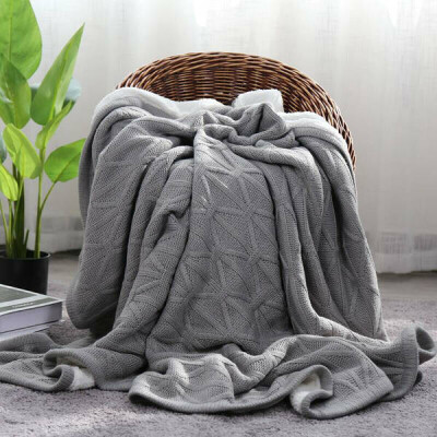 Плед в'язаний "Softitex" 150х210см (Графіт)