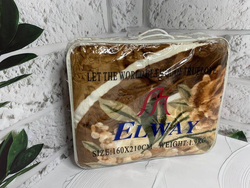 Плед акриловый тисненые Elway "Арка" (160-210)