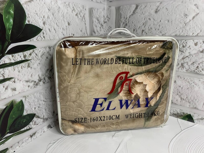 Плед акриловий тиснений Elway "Чайна троянда" (160-210)