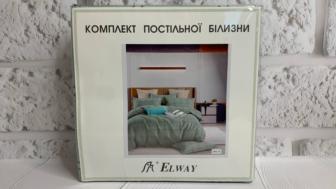 Комплект постільної білизни полуторний Elway "EW-118"