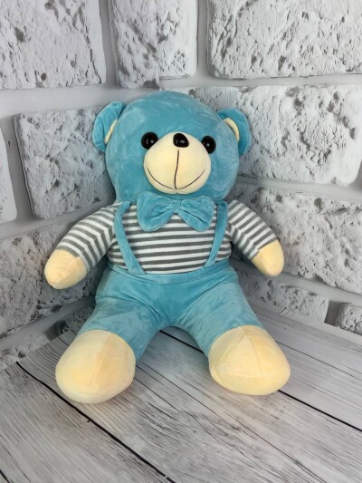 Плед - м'яка іграшка "Ведмідь з бантом"