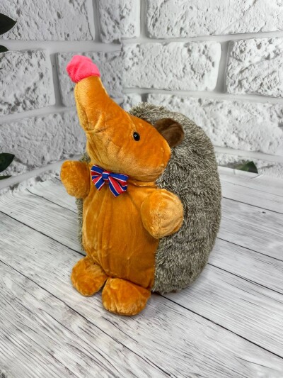 Плед - мягкая игрушка "Ежик с бантом"