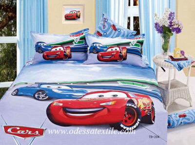 Комплект дитячої постільної білизни Elway №204 (Тачки)