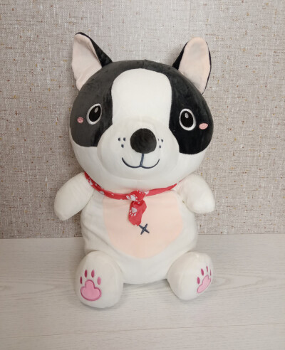 Плед – м'яка іграшка Мопсік