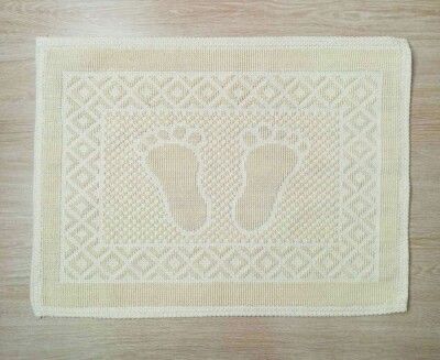 Килимок універсальний білий 40х70см. Туреччина (в асортименті)