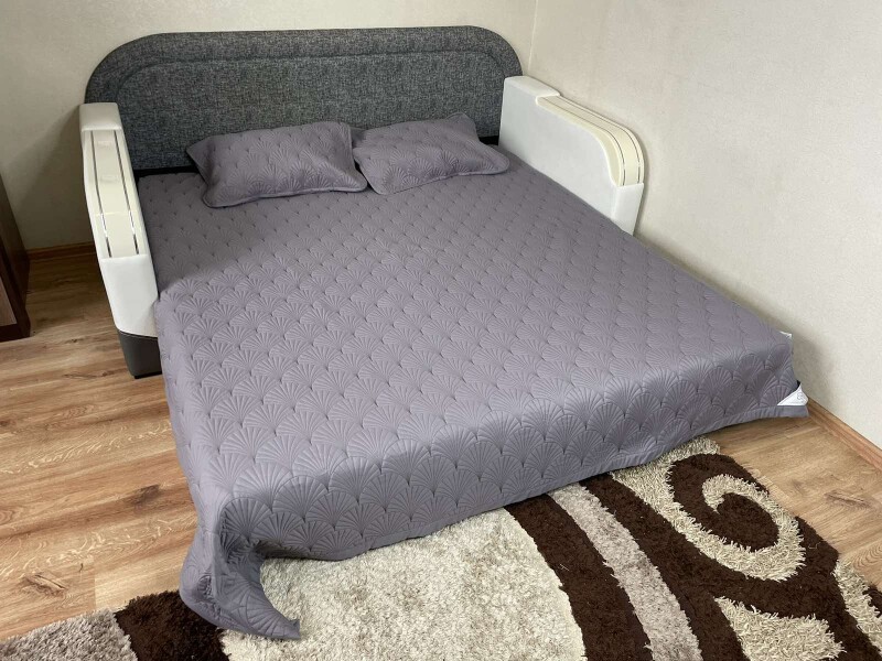 Стегане покривало мушля Colorful Home 210x230 см з наволочками №.004