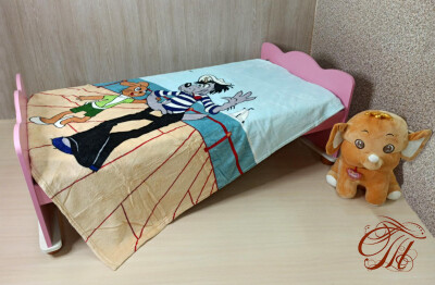 Плед дитячий з мікрофібри "Ну зачекай!" (127х152)