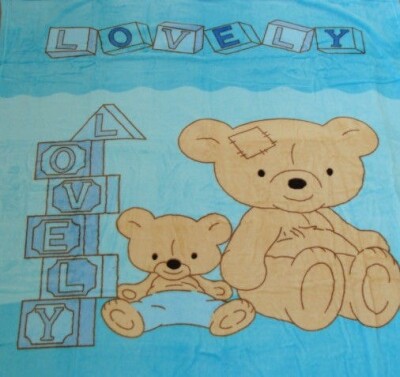 Плед дитячий із мікрофібри "Lovely" світлий (110х140)