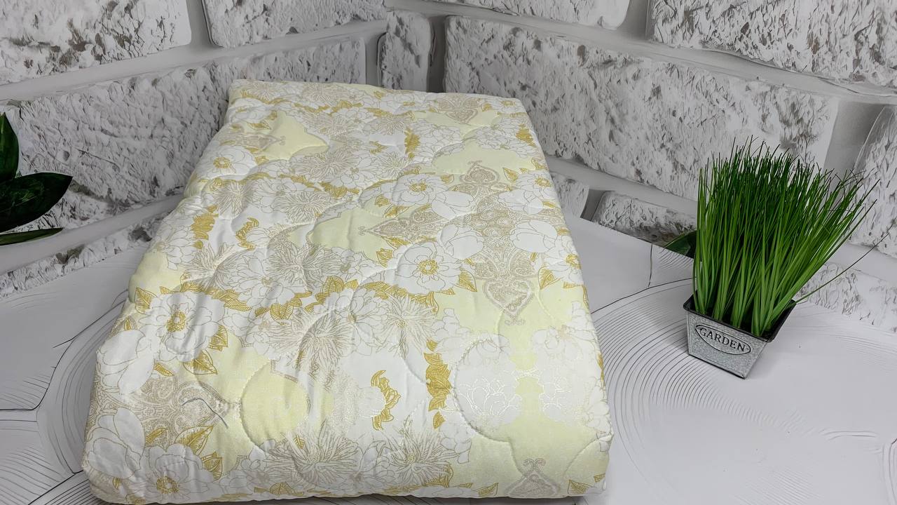Летнее одеяло ОДА размер.(155х215) "Желтый цветок "