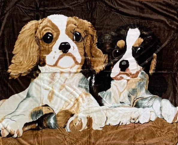 Плед покрівельний акриловий True Love Букет (150x200) "Собаки"