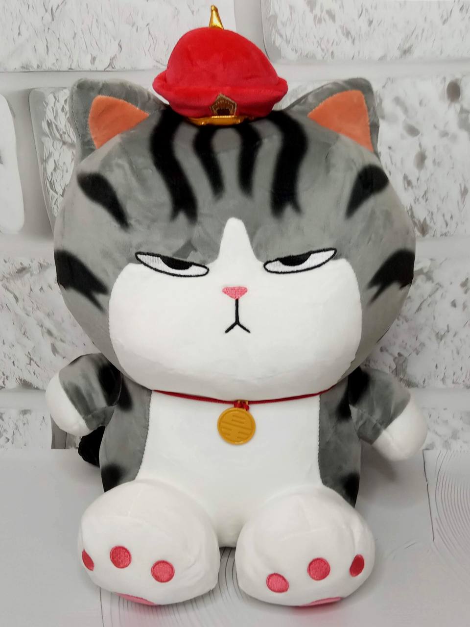 Плед - мягкая игрушка "Кот с короной"