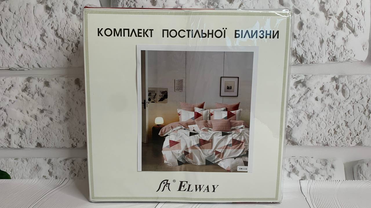 Семейный комплект постельного белья Elway "EW-119"