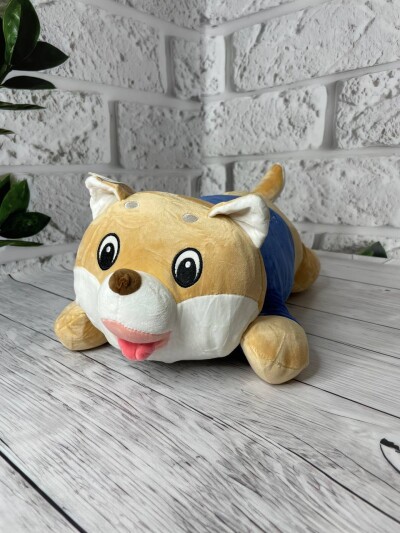 Плед - м'яка іграшка "Вовченя лежаче"