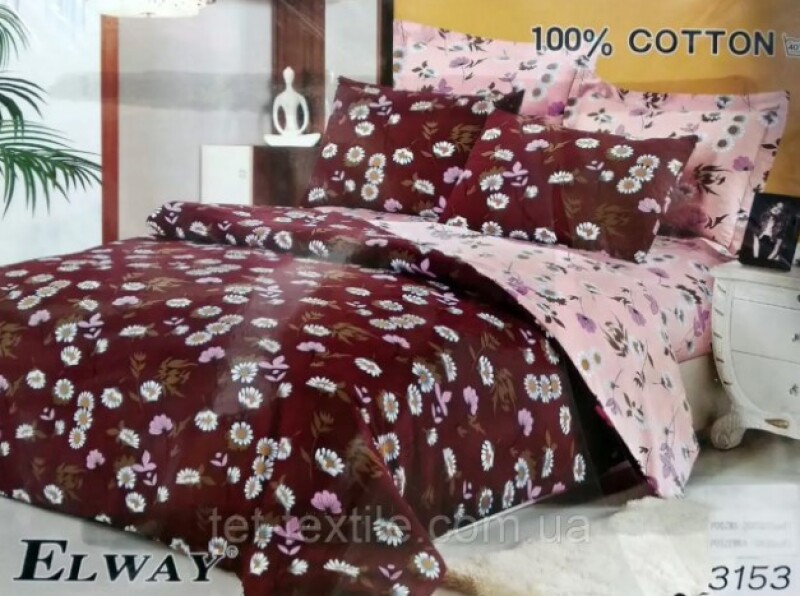 Сімейний комплект постільної білизни ELWAY 3153