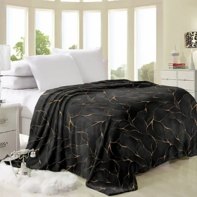 Флисовый плед 220х240 ✨Мрамор✨