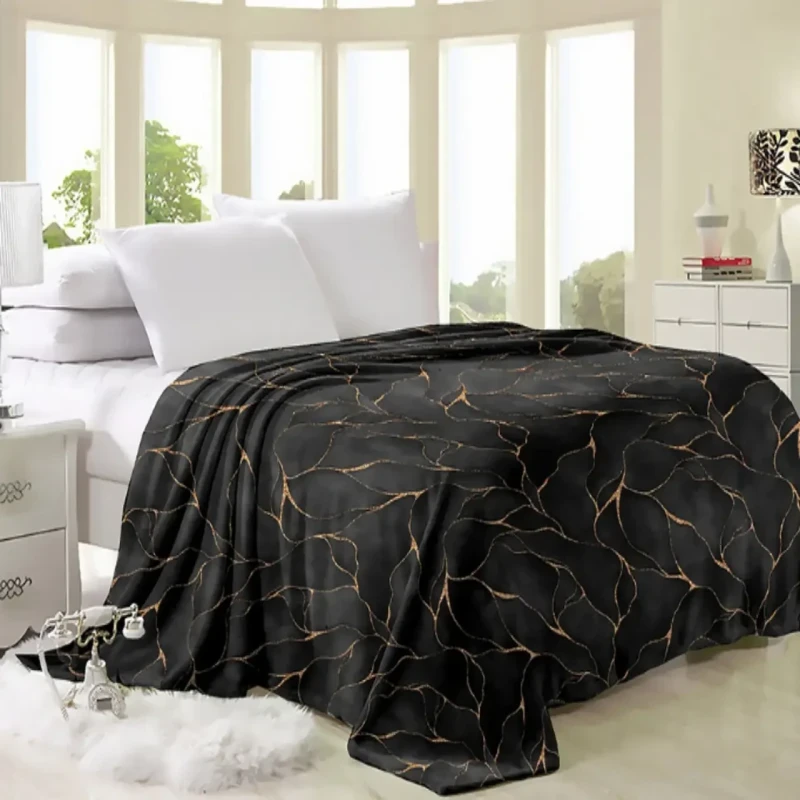 Флісовий плед 220х240 ✨Мармур✨