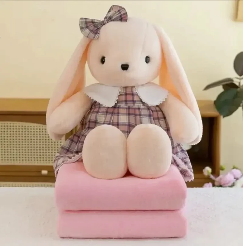 Плед – м'яка іграшка Зайчик в сукні