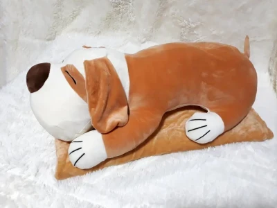 Плед - м'яка іграшка Собачки лежачі