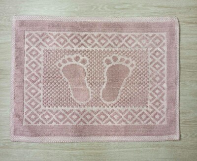 Килимок універсальний рожевий 40х70см. Туреччина (в асортименті)