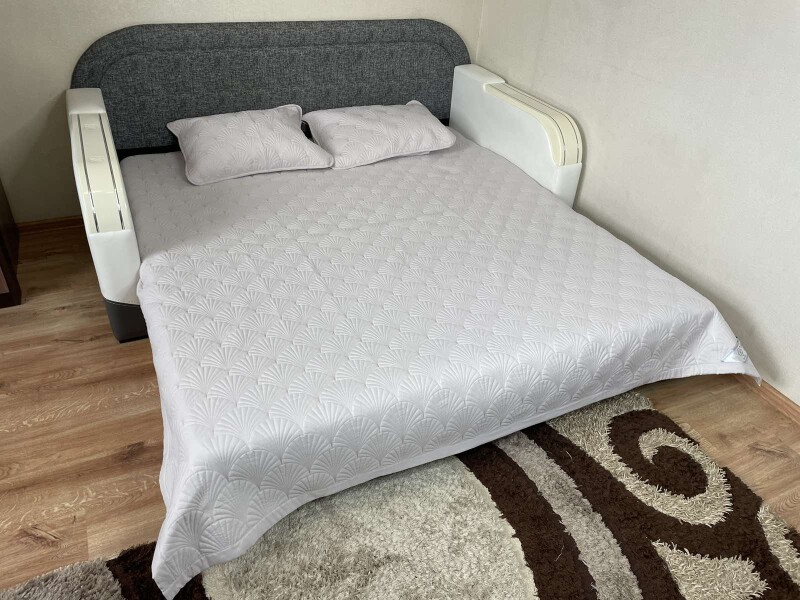 Стегане покривало мушля Colorful Home 210x230 см з наволочками №.005