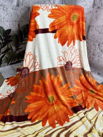 Плед із мікрофібри Erwin 200х220 Євро "Гербарій"