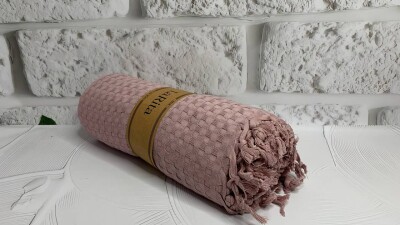 Покривало Вафельне "LA-RITA" розмір (220-240) "Пильна троянда"