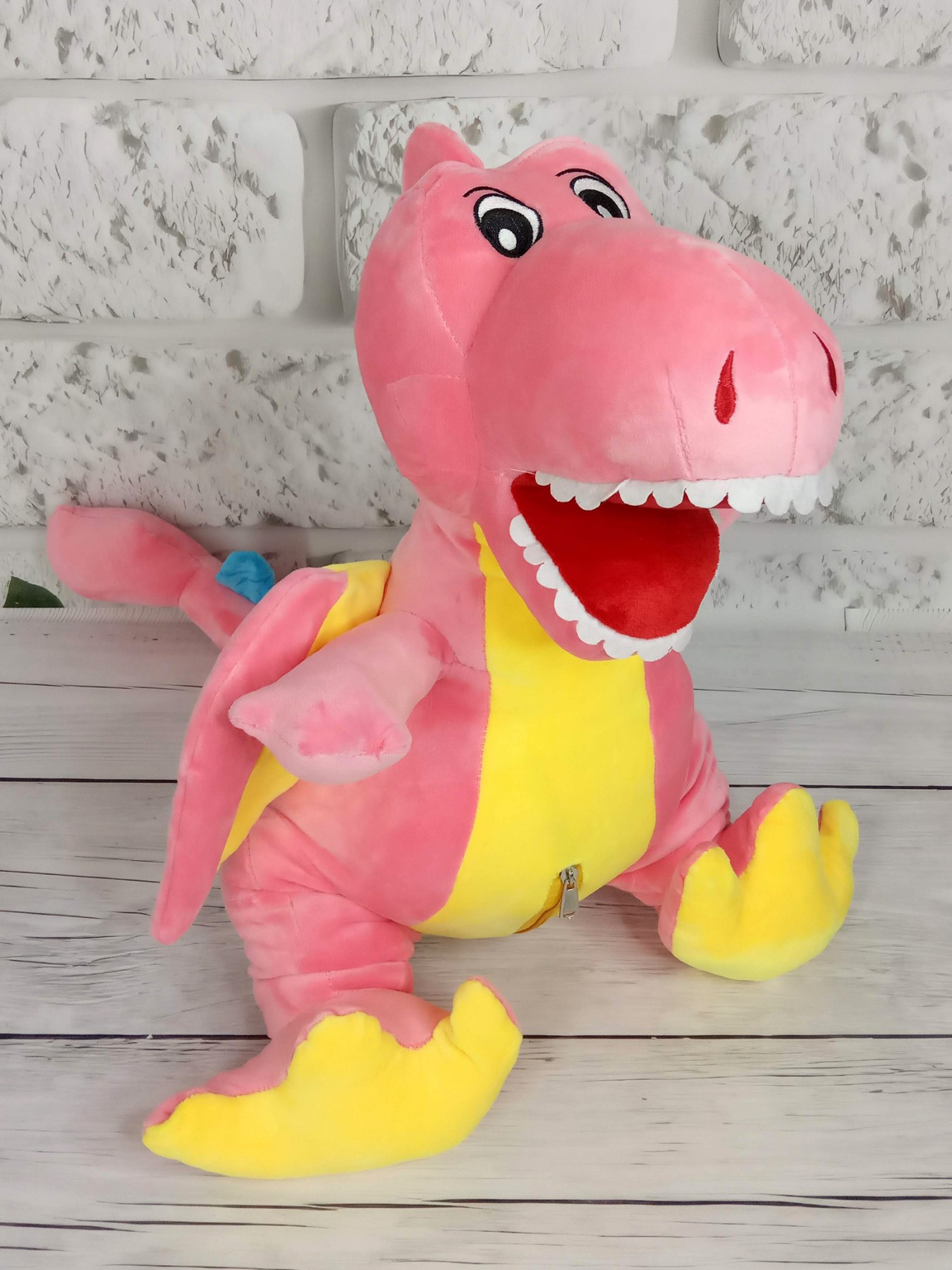 Плед - мягкая игрушка "Динозавр"