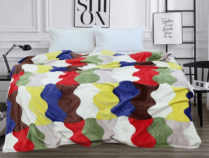 Плед флисовый 200х220 ❤️Пазлы❤️