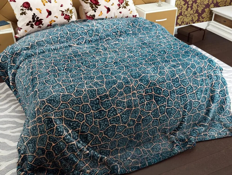 Плед флісовий 200х220 ❤️Морський мармур❤️