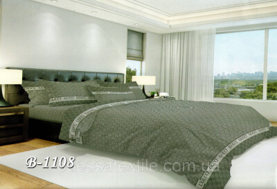 Півторна постільна білизна Тет-А-Тет В1108 бязь Gold (економ)