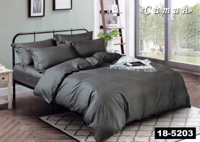 Комплект постільної білизни Тет-А-Тет євро 18-5203  (Графіт)