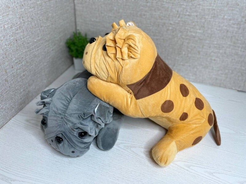 Плед - м'яка іграшка Собачки шарпей