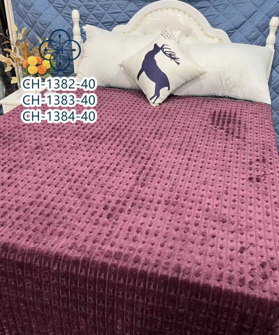 Плед-покривало з бамбукового волокна "Colorful Home" 200х220 Бордовый