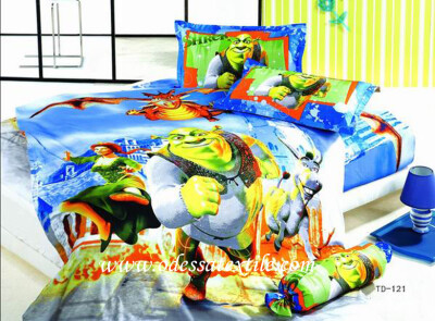 Комплект дитячої постільної білизни Elway №121 (Шрек)