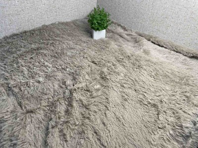 Покривало зі Штучного хутра Ведмедик-Травка "Кавовий" Євро