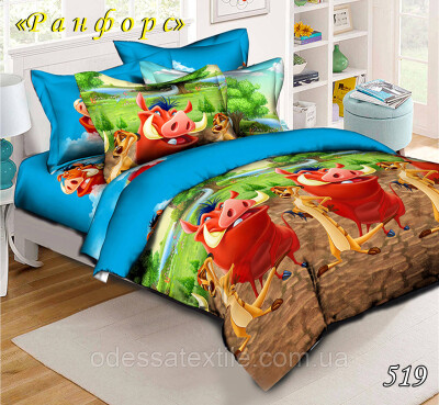 Полуторна постільна білизна Тет-А-Тет 519