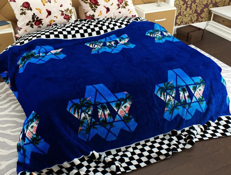 Плед флисовый 200х220 ❤️Калейдоскоп❤️