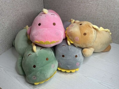 Плед - м'яка іграшка Динозаврики лежачі